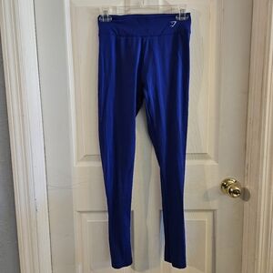 Gymshark Laser Cut Leggings Blue Size Small